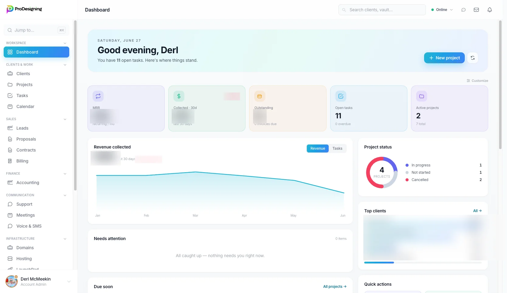ProjEvo — inside the app